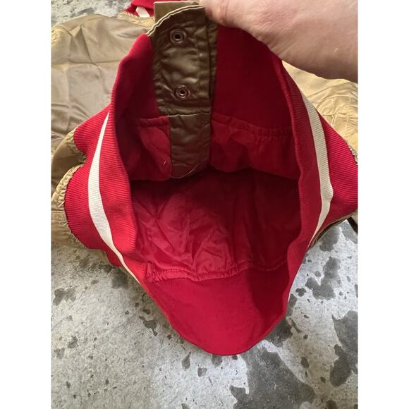 San Francisco 49ers mens Forty Throwback Gold Red satin jacket Wilson 32 - Picture 4 of 7